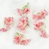 Flores Artificiales Margaritas Pequeñas de 3 Pétalos Materiales DIY Ramo de Hortensias Hecho a Mano Flores Falsas Decoración de Escena Realista de Alta Gama