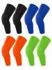 Rodillera de Verano de Baloncesto Anticolisión de Panal para Protección de Rodilla Ciclismo Cubrepiernas de Seda de Hielo Extendida Color Sólido Equipo de Protección para Rodilla para Prevenir Caídas