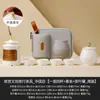 Juego de Té de Viaje Cultural y Creativo de la Ciudad Prohibida de Fábrica Tetera Portátil y Tazas de Té Una Tetera Cuatro Tazas Equipo Portátil para Hacer y Beber Té en Camping