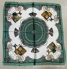 Bufanda Nueva Clásica Estampada de 70 cm para Primavera, Otoño e Invierno Bufanda Popular Bufanda Larga de Gasa Bufanda de Seda Protector de Cuello Bufanda Cálida para Mujer