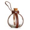 Botella de medicina mágica retro estilo europeo con funda de cuero bolsa de accesorios para juegos de rol Cubierta protectora para botella de medicina de bruja de Halloween
