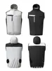 Roupas de Trabalho Estilo Novo de Verão com Ventilador, Roupas com Ar Condicionado, Colete Refrigerado com Capuz para Resfriamento ao Ar Livre Sem Mangas Fabricante Atacado