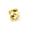 Dados Poliédricos de Citrino Sintético Grabados Número Dados Dnd Dungeons and Dragons Juego de Siete Piezas Z09