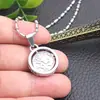 Collar de pareja al por mayor estudiantes simple coreano literario 5 monedas de lana colgante siempre en una pieza para enviar a novias hombres y mujeres