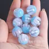 Múltiples Estilos de Cuentas Redondas con Purpurina Fina de 16 mm, Cintas con Lámina de Oro, Cuentas Sueltas para Cadenas de Teléfono DIY, Pulseras, Collares y Accesorios de Joyería