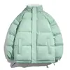 Chaqueta de alta calidad con cuello alto, Otoño/Invierno 2026, Multicolor, Forro polar, Abrigo grueso de algodón de lana de cordero, Estilo coreano, Corte holgado, Chaqueta acolchada casual para hombre