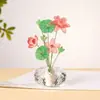 Adorno de Flor de la Fortuna de Cristal Exquisita Decoración de Escritorio Decoración para el Hogar Artesanía de Cristal Venta al por Mayor
