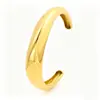 Pulseira de Aço Titânio Não Desbota, Estilo Europeu e Americano Exagerado Pulseira Aerodinâmica Gota d'Água para Mulheres, Textura Metálica, Superfície Lisa, Abertura por Mola Joia de Mão