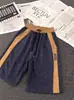 Shorts Masculino Estilo Chinês com Sobrenomes Tradicionais, Novo Verão 2026 Tendência Solta de Seda de Gelo Calça de Cinco Pontos