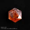 Piedra en bruto de cristal natural colgante de cristal hexagrama colgante de espécimen mineral accesorio adorno de cristal hexagrama