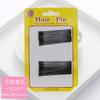 Accesorios para el cabello, flequillo, clip para la cabeza, joyería simple de Corea del Sur, venta al por mayor, clip negro, horquilla rota, cabello fijo, mujeres de alta gama