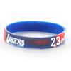 Pulseira Luminosa de Silicone Colorida Espessa para Basquete NBA Tamanho Grande James Curry Harden Durant