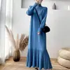 Vestido suéter largo hasta la rodilla talla extra para mujer, nuevo estilo otoño/invierno, corte holgado, adecuado como capa interior o vestido exterior, vestido largo de punto para mujer