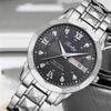 Reloj de Hombre Moda Impermeable Calendario Incrustado de Diamantes Polígono Caliente Transfronterizo Reloj Automático de Cuarzo Reloj Electrónico