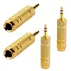 Micrófono de diadema adaptador de 3.5 a 6.5 adaptador de audio MIC de micrófono de 3.5 mm a 6.5 mm macho hembra
