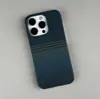 Funda magnética de Kevlar de media cubierta adecuada para iPhone 17 Pro Max, funda de teléfono Montaña al Atardecer, delgada y a prueba de golpes para Apple 16