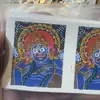 Promoção Quente Xizang Nepalês Thangka Puro Pintado à Mão Deus da Riqueza Negro Núcleo do Cartão 4*5