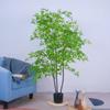Nueva planta verde artificial nantianzhu, decoración de ventanas y suelos para sala de estar, paisaje, decoración floral, planta falsa, planta biónica