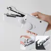 Conjunto de Máquina de Costura Mini Portátil Máquina de Costura Portátil Pequena Doméstica Manual Multifuncional Máquina Simples de Alfaiataria