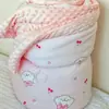 Manta beanbag tejida de grado para bebé Clase A, manta de confort para niños, colcha de forro polar beanbag cálida para primavera y otoño, suministro al por mayor