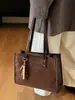 Bolso Tote de Gran Capacidad con Estampado de Leopardo para Mujer 2026 Nuevo Estilo Coreano Bolso de Hombro Versátil Bolso de Hombro Versátil de Nicho