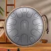 [Serie de Acero de Titanio Lu Ru] Tambor de Lengua de Acero de 14 Pulgadas y 15 Tonos, un Instrumento de Percusión para Principiantes para Adultos y Niños