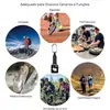 Pulseira de relógio compatível com Apple Watch, fecho e colar com chaveiro, pingente, cordão, mosquetão, caixa de relógio de bolso, suporte adaptador de pulseira para braço/tornozelo, clipe de cinto