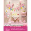 Conjunto de Balões de Aniversário Infantil para Crianças de 1 a 5 Anos, Suprimentos de Decoração para Cena de Festa, Conjunto Completo para Meninos e Meninas