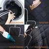 Funda para asiento de perro tipo banco de coche adecuada para asiento trasero, impermeable, funda para asiento de coche duradera, resistente a los arañazos, antideslizante, pelo de mascota y barro