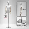 Suporte de manequim de corpo inteiro e sem seios para lojas de roupas femininas, adereço para vitrine, manequim de meio corpo