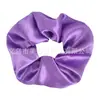 Anillo para el pelo de satén liso de intestino grueso diadema deportiva de yoga tocado simple para coleta de pelo cuerda para la cabeza venta al por mayor
