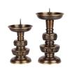 Candelabro de latón para mantequilla, venta al por mayor, adornos para candelabros de Buda, candelabros de aguja, suministros para el hogar, templos pre-buda, bodas.