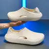Sandalias de Exterior para Hombre Verano 2026 Estilo Nuevo Zuecos de Punta Cerrada Color Sólido de Espalda Cerrada Zapatos Suaves para Cocina Venta al por Mayor