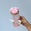 Bolsillo Interior Conoce Pequeño Ramo MINI Decoración de Regalo Salida de Aire del Coche Mini Rosa Rosa Tanabata