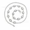 Corrente de Cintura em Metal Vazado Florido de Luxo Leve, Não Desbota, Adequada para Vestidos, Ternos, Roupas, Correntes para Calças, Correntes para Saias, Acessórios Atacado