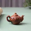 Adornos decorativos de madera de azufaifo rayada por un rayo, zorro de nueve colas y Pixiu Dios de la Riqueza, piezas de mano, decoraciones de escritorio, artesanías al por mayor