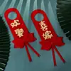 Suprimentos de casamento para atacado em estoque Pêndulos para maçaneta de porta de quarto de casamento Decoração de inauguração de casa Enfeites de porta