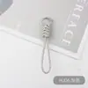 Novo cordão curto tecido capa para celular chaveiro removível anti-perda pendurado universal cordão para copo de café fivela para carro