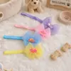 Nueva Serie Dulce de Gasa Pajarita para Perro Ropa para Mascotas Accesorio de Lazo Tocado Flor para el Cabello Pinza para el Cabello Personalizable
