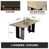 Mesa de Comedor Rectangular de Placa de Roca Estilo Vintage para el Hogar Estilo Italiano Minimalista Acero Inoxidable Madera Maciza Moderna Mesa y Sillas de Comedor Simples