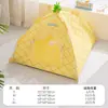 Nido de Tienda de Cuadros Simple y Fresco de Verano, Esterilla Refrigerante de Doble Cara, Almohadilla Refrigerante de Seda de Hielo, Cama para Perro Gato Pequeño y Mediano