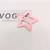 Estilo coreano diy tinta colorida estrela de cinco pontas BB clip infantil lateral grampo de cabelo acessórios de cabelo acessórios de cabelo