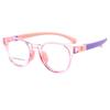 Armazón de gafas para niños directo de fábrica, almohadilla nasal suave, armazón ultraligero para jóvenes, tr90, silicona, armazón para ojos de niños
