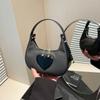 Bolso de hombro estilo occidental de moda transfronteriza para mujer, bolso de trabajo informal sencillo, pequeño, 2025