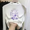 Camiseta térmica de forro polar con cuello semi-alto para niños para otoño e invierno, capa interior cálida para niñas, camiseta de manga larga con forro polar para niños mayores, estilo moderno