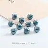 Acessórios para Joias DIY Forno de Galvanoplastia Contas Redondas de Cerâmica Acessórios para Pulseira de Roupa Contas com Furo Grande Material para Pulseira de Contas Soltas