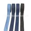 Diadema con ribete de mezclilla cosido por ambos lados, bolso de hombro, correa para borde de equipaje, accesorio de ropa estilo Chanel para manualidades, cinta