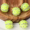 Nuevo accesorio de joyería DIY de flor de tres pétalos con incrustaciones de diamantes de resina transfronteriza, bola de arcilla suave con bola de diamante con agujero central y flor de cinco pétalos con incrustaciones de diamante