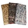 Tecido de renda oca de organza dupla com bordado de lantejoulas de fio duro estilo africano Tecido de renda africana
