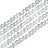 Gato de la suerte 2-4 mm cuentas pequeñas facetadas cuentas de turmalina cristal ágata tallado cuentas sueltas pequeñas accesorios para joyería DIY
